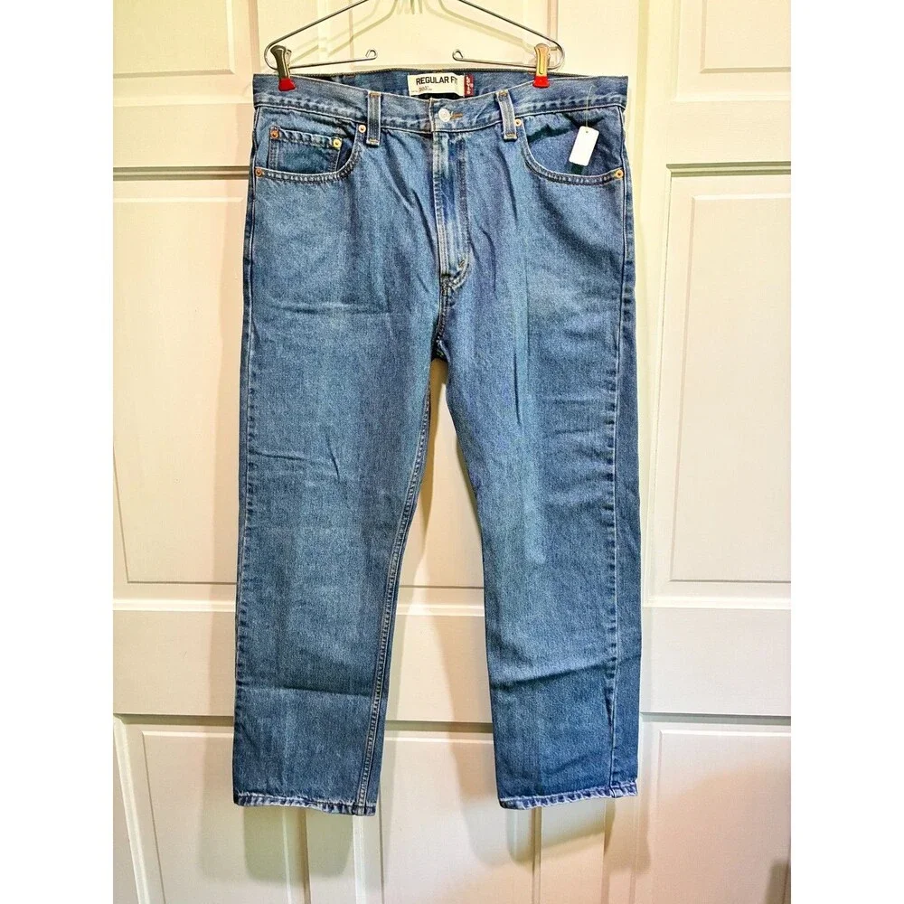 Levi's 505 Regular Fit Jeans, Tag Size 38 x 30 Actual Sz 37
